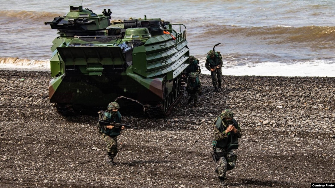 台灣軍方年度漢光演習三軍聯合反登陸作戰於2020年7月16日展開。 （台灣國防部提供）