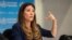 La doctora Maria Van Kerkhove, funcionaria de la OMS, durante una conferencia de prensa en Ginebra.