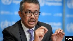 ຫົວໜ້າອົງການອະນາໄມໂລກ WHO ດຣ. ເທໂດຣສ ອັດດານົມ ເກເບຣເຢຊຸສ 