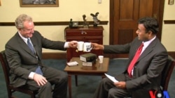 Congressman Chris Van Hollen with 'Cafe DC' host Faiz Rehman 