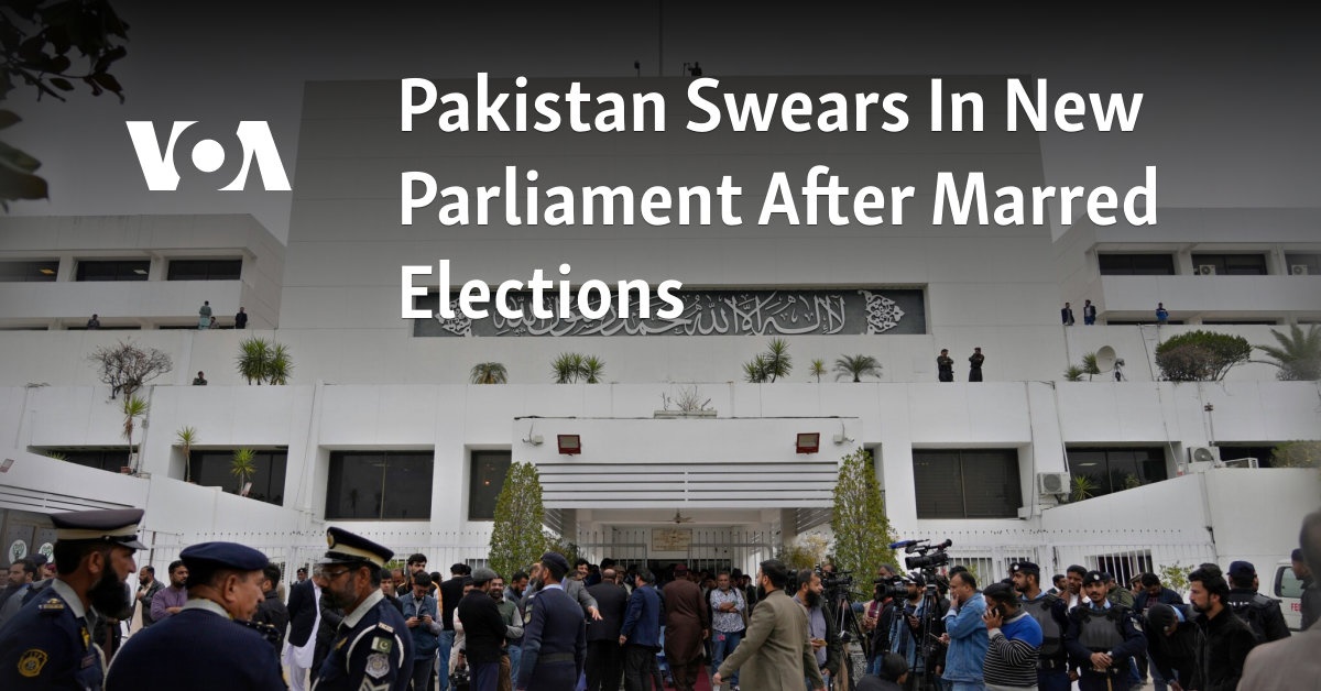 Pakistan Eb Pakistan Swears In New Parliament After Marred Elections
