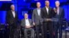 Cinq anciens présidents américains à un concert de charité après les ouragans