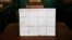 A drawing shows what a student ate during the day at a Catholic school in Caracas, Venezuela, July 14, 2016.  The student wrote, "I had plantain and egg with butter for breakfast, for lunch I had soup or pasta with butter, for dinner on one day I had bread, on another plantain and meat, and one other day we had nothing."