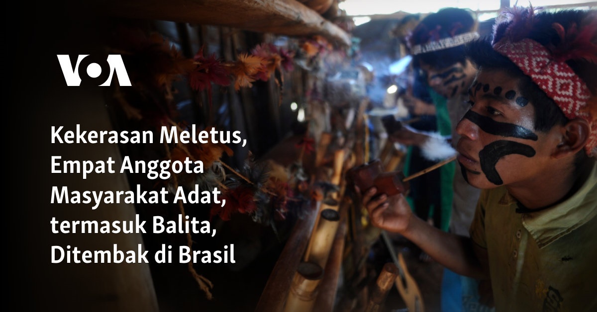 Kekerasan Meletus, Empat Anggota Masyarakat Adat, termasuk Balita, Ditembak di Brasil