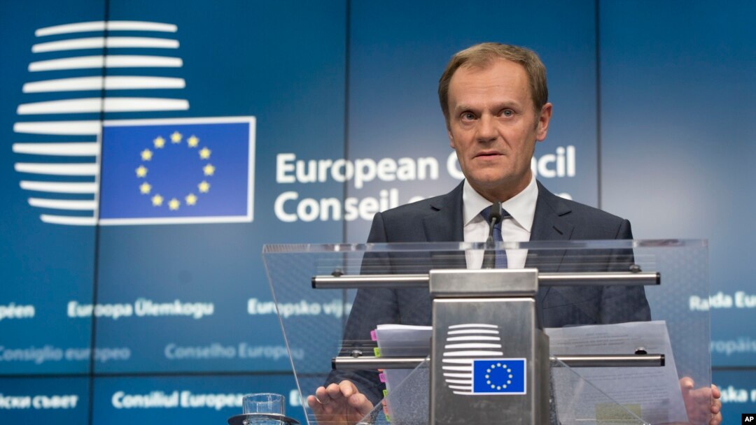 Presiden Dewan Eropa, Donald Tusk menginginkan sanksi baru terhadap Rusia (foto: dok).