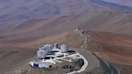 This aerial view shows the European Southern Observatory's Very Large Telescope and other structures at Cerro Paranal, a mountain in the Atacama Desert of northern Chile. (Photo Credit: J.L. Dauvergne & G. Hüdepohl (atacamaphoto.com)/ESO)