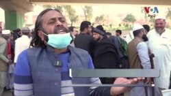 په پېښور کې یو شمېر معذور کسانو د خپلو غوښتنو د منل کېدو لپاره احتجاج کړی
