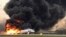 Russia plane fire