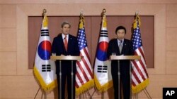 2013. Kerry is making his first-ever visit to Seoul amid 