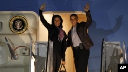 Мишель и Барак Обама 