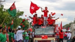 အာဏာရ NLD နဲ့ အဓိကပြိုင်ဘက် USDP တို့ နေပြည်တော်မှာ အပြိုင်အဆိုင် မဲဆွယ်