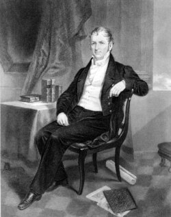미국의 발명가 일라이 휘트니. 목화의 씨앗을 쉽게 분리하는 조면기(cotton gin)을 발명해, 18세기 미국 면화산업의 판도를 바꾸어 놓았다.