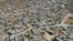 An aerial view shows the deserted village of Kansafra in Jabal al-Zawiya region of Syria's northwestern province of Idlib on Sept. 15, 2020. 