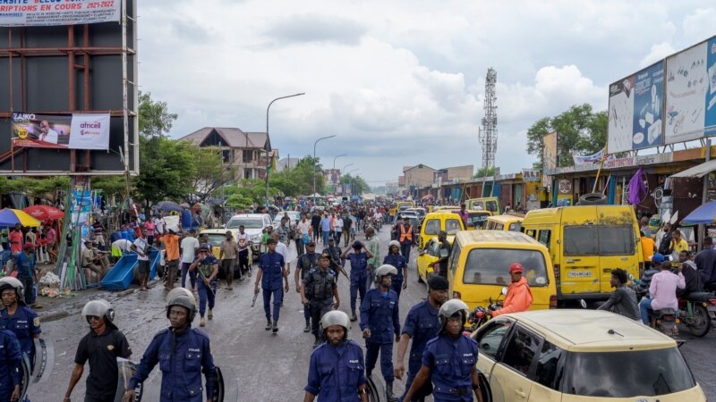 Manifestation contre la loi électorale à Kinshasa, 12 blessés