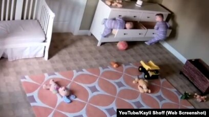 Young Boy Rescues Brother Trapped Under Furniture