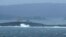 Waves crash on Egg Rock off the coast of Acadia National Park during severe weather on Sept. 16, 2023, near Bar Harbor, Maine. 