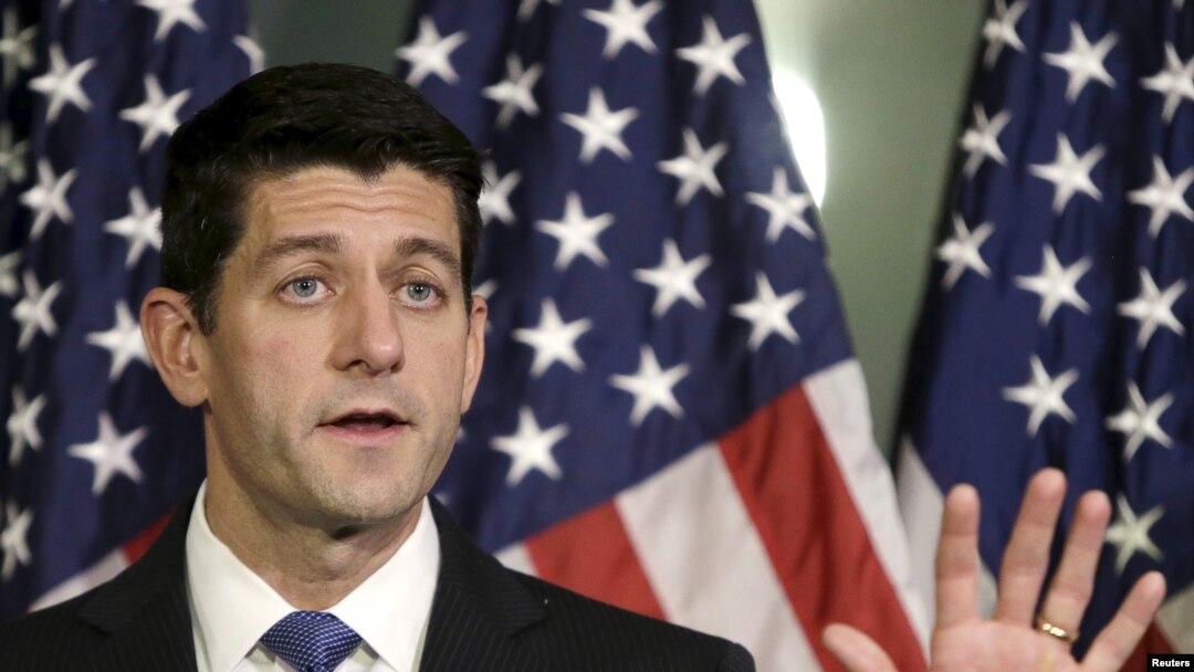 Ketua DPR AS Paul Ryan merupakan salah satu pejabat AS yang meminta penghentian pemukiman pengungsi Suriah di AS. 