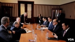 蓬佩奥国务卿会晤委内瑞拉领导人瓜伊多。