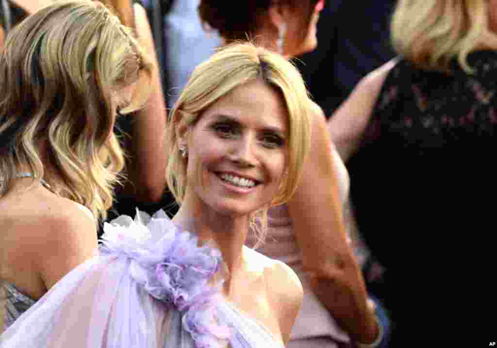 Heidi Klum tiba di Oscars pada 28 Februari 2016, di Dolby Theatre, Los Angeles.