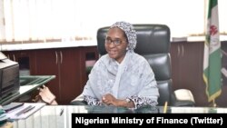 FILE: Nigerian Ministry of Finance Zainab Ahmed. Taken Sept. 20, 2018