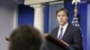 Deputy National Security Adviser Tony Blinken answers questions during the daily news briefing at the White House, Sept., 9, 2013. 