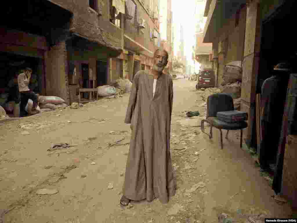 Emad Girgis, 60, a Christian from about 250 kilometers outside Cairo: “Our home city is too dangerous and hostile so I’m living here with my family. We miss the rest of our family but it’s safer here. There were big problems there so we moved. These days we go home to visit sometimes on special occasions, it would be hard to move back permanently there because our lives are established here."