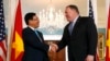 Ngoại trưởng Mỹ Mike Pompeo và người đồng nhiệm Việt Nam trong cuộc gặp ở Washington năm 2019.