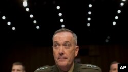 Jenderal Joseph Dunford saat bersaksi di Kongres AS, 2014.