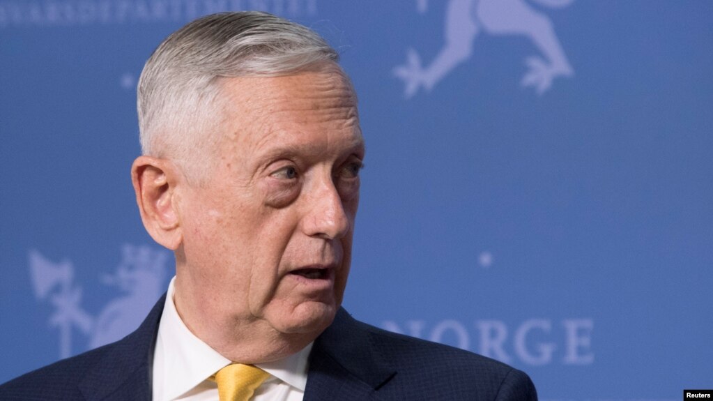 El secretario de Defensa de EE.UU., Jim Mattis, inicia en Brasil una gira por América Latina.