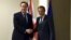 Britanski premijer Dejvid Kameron i predsednmik Evropskog saveta Donald Tusk (arhivski snimak)