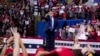Trump Uses Rally to Defend Iran Policy as Democrats Decry It