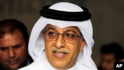 FILE - Sheikh Salman bin Ibrahim Al Khalifa is seen in a April 30, 2015, photo.