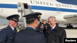 2017年2月2日美国国防部长马蒂斯抵达韩国