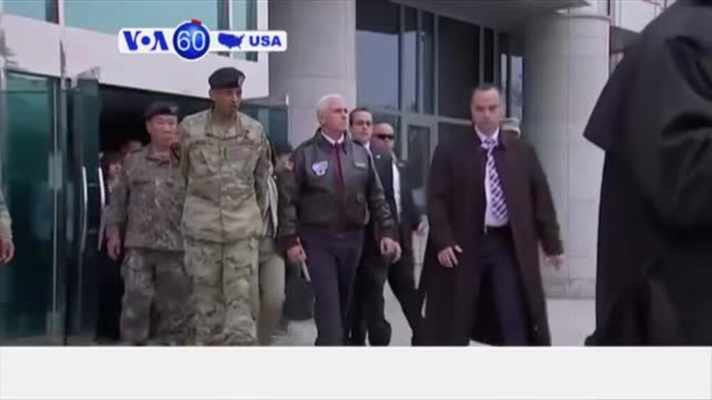 Visi Perezida Mike Pence Yagiye Aziya Gushakisha Inkunga yo Kwotsa Igitutu Koreya ya Ruguru