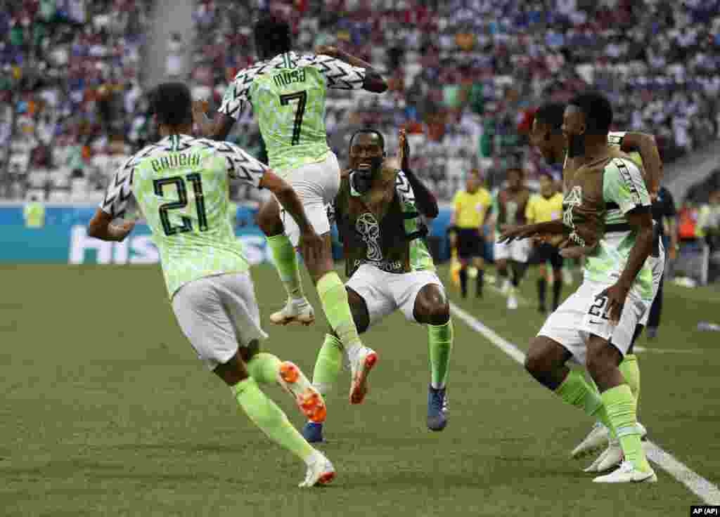 APTOPIX Russia Soccer WCup Nigeria Iceland