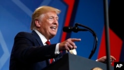 Le président Donald Trump à Baltimore, le 12 septembre 2019.
