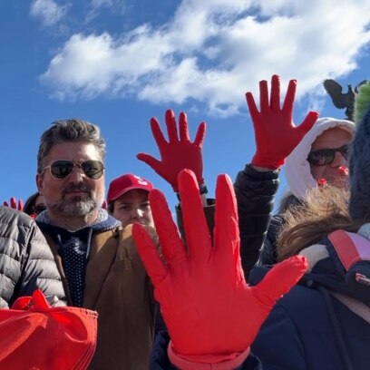 Protest podrške studentima Srbije u Vašingtonu