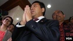 Ketua Dewan Perwakilan Rakyat Setya Novanto. (Foto: VOA/Fathiyah)