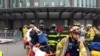 نیویارک: ریل گاڑی  پٹری سے اتر گئی، درجنوں زخمی