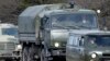 러시아군 차량 행렬, 크림반도 수도 진입 
