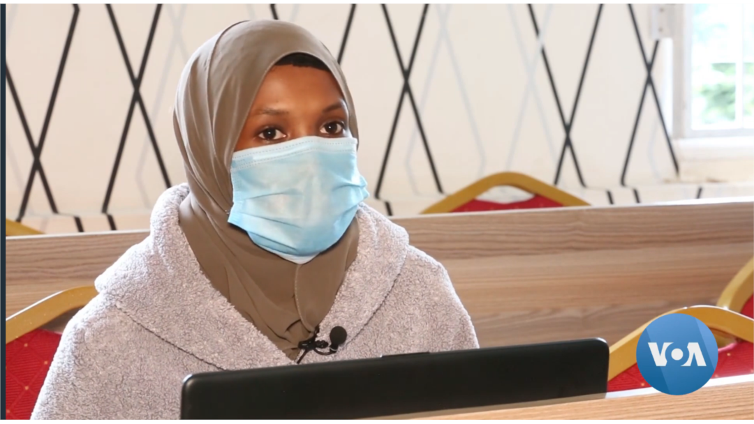 Fartum Garad, Pengungsi asal Somalia. (VOA/videograb)