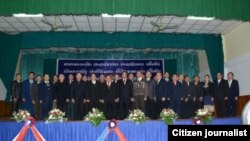 ​ພິ​ທີ​ລົງ​ນາມ ຂອງກຸ່ມ​ທຸ​ລະ​ກິດ​ຈີນ ​ກັບ​ເຈົ້າ​ໜ້າ​ທີ່​ ໃນແຂວງ​ໄຊ​ສົມ​ບູນ ຢູ່ທີ່ນະຄອນວຽງຈັນ