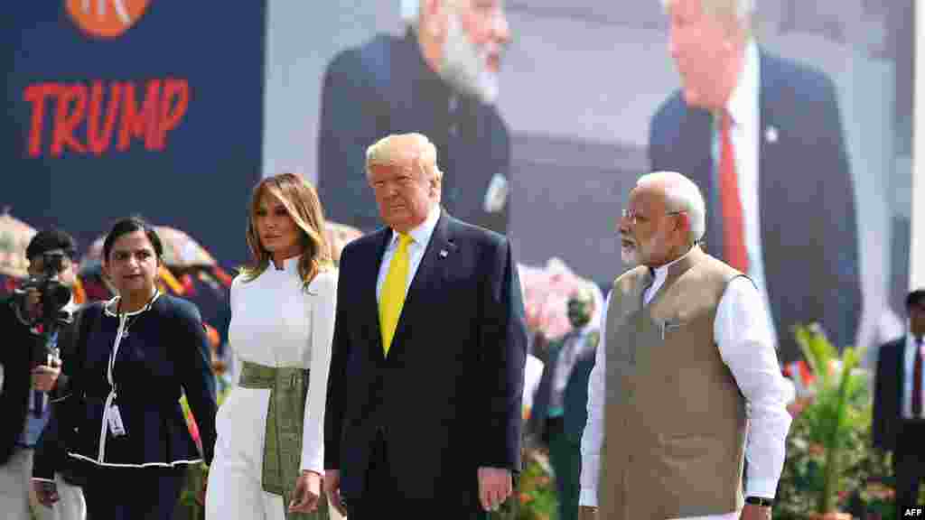 کسی بھی امریکی صدر کا یہ آٹھواں اور صدر ٹرمپ کا پہلا دورہ بھارت ہے۔&nbsp;