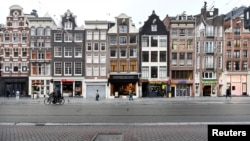阿姆斯特丹街頭。(2020年12月15日)