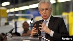 Odlazeći italijanski premijer Mario Monti