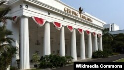 Gedung Pancasila, di kompleks Kementerian Luar Negeri RI, Jakarta. (Photo: Wikipedia)