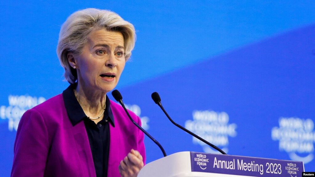 Chủ tịch Ủy ban châu Âu Ursula von der Leyen.