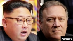 Direktur CIA, Mike Pompeo (kanan) telah bertemu dengan pemimpin Korea Utara Kim Jong Un minggu lalu (foto: ilustrasi). 