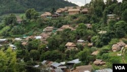 ထိုင်းမြန်မာနယ်စပ်က အုန်းဖြန် ကရင်ဒုက္ခသည်စခန်း။ (စက်တင်ဘာ ၀၇၊ ၂၀၂၀)