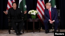 عمران خان و دونالد ترمپ در ۲۳ سپتمبر در حاشیه مجمع عمومی ملل متحد در شهر نیویارک با هم ملاقات کردند.